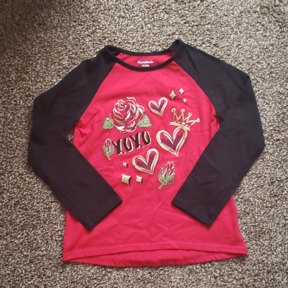 Toddler Girls Valentines Day Long Sleeved